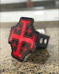 Post Assault Jerusalem Cross Trailer Hitch Cover